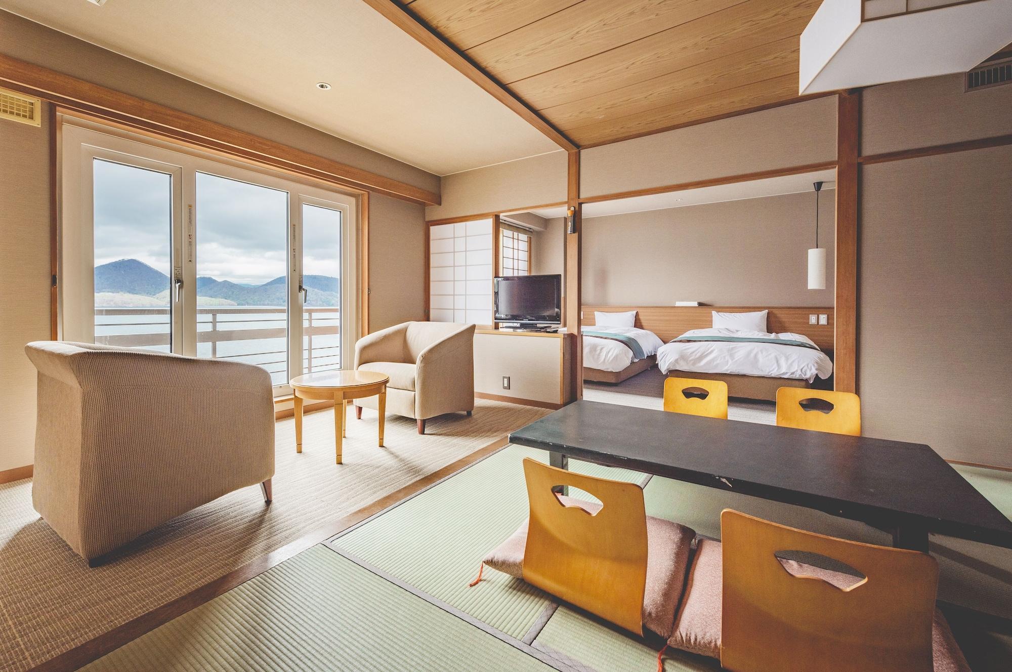 Toyako Manseikaku Hotel Lakeside Terrace Екстер'єр фото
